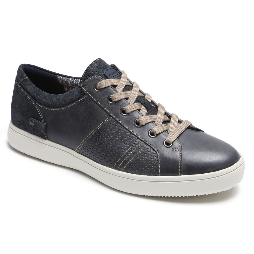 Rockport Sneakers For Mens Blue - Colle Tie - HV4158263